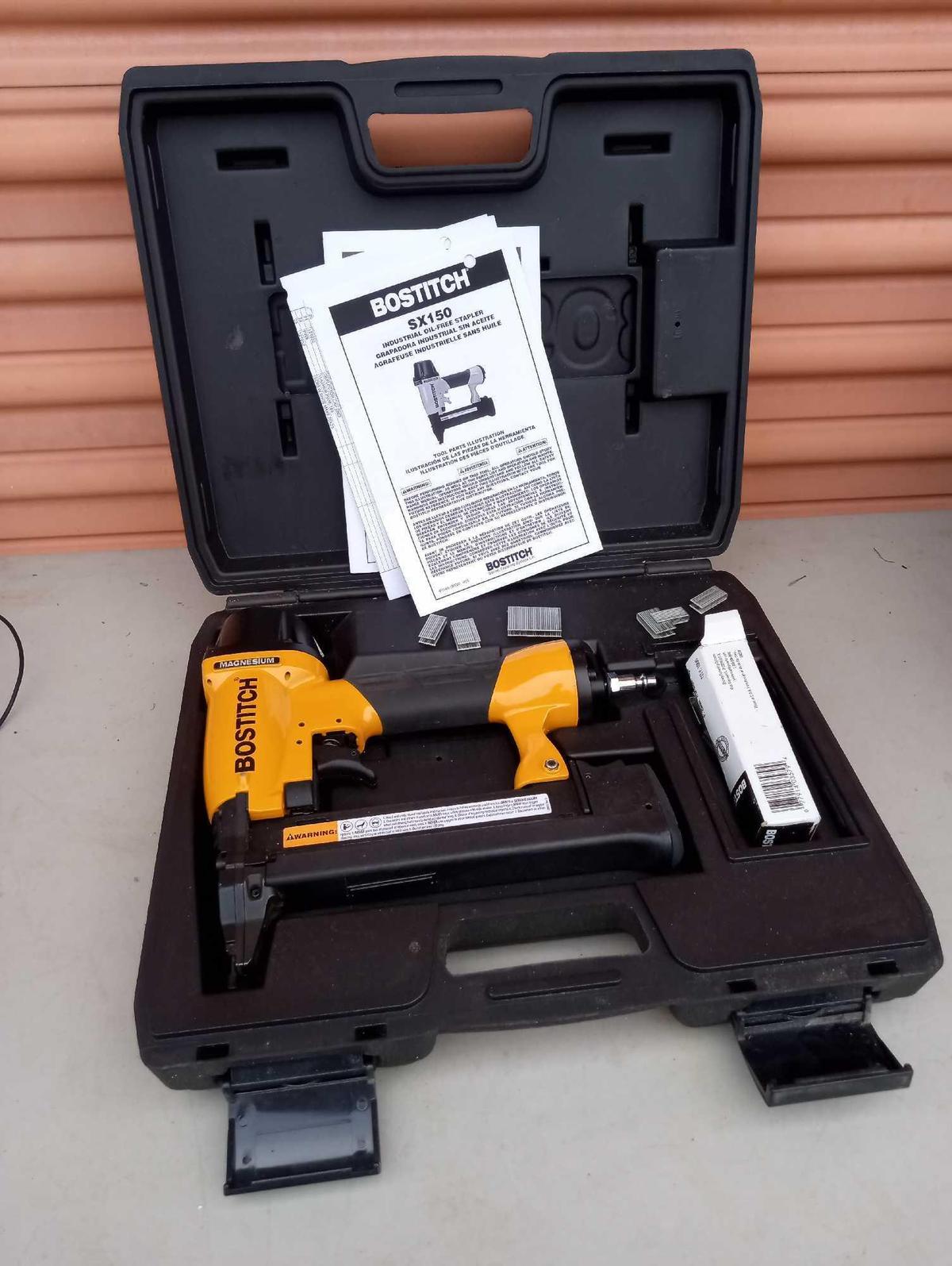 BOSTITCH SX150 INDUSTRIAL OIL FREE STAPLER, INBOX Proxibid