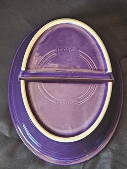 FIESTAWARE HLC DIVIDED DISH