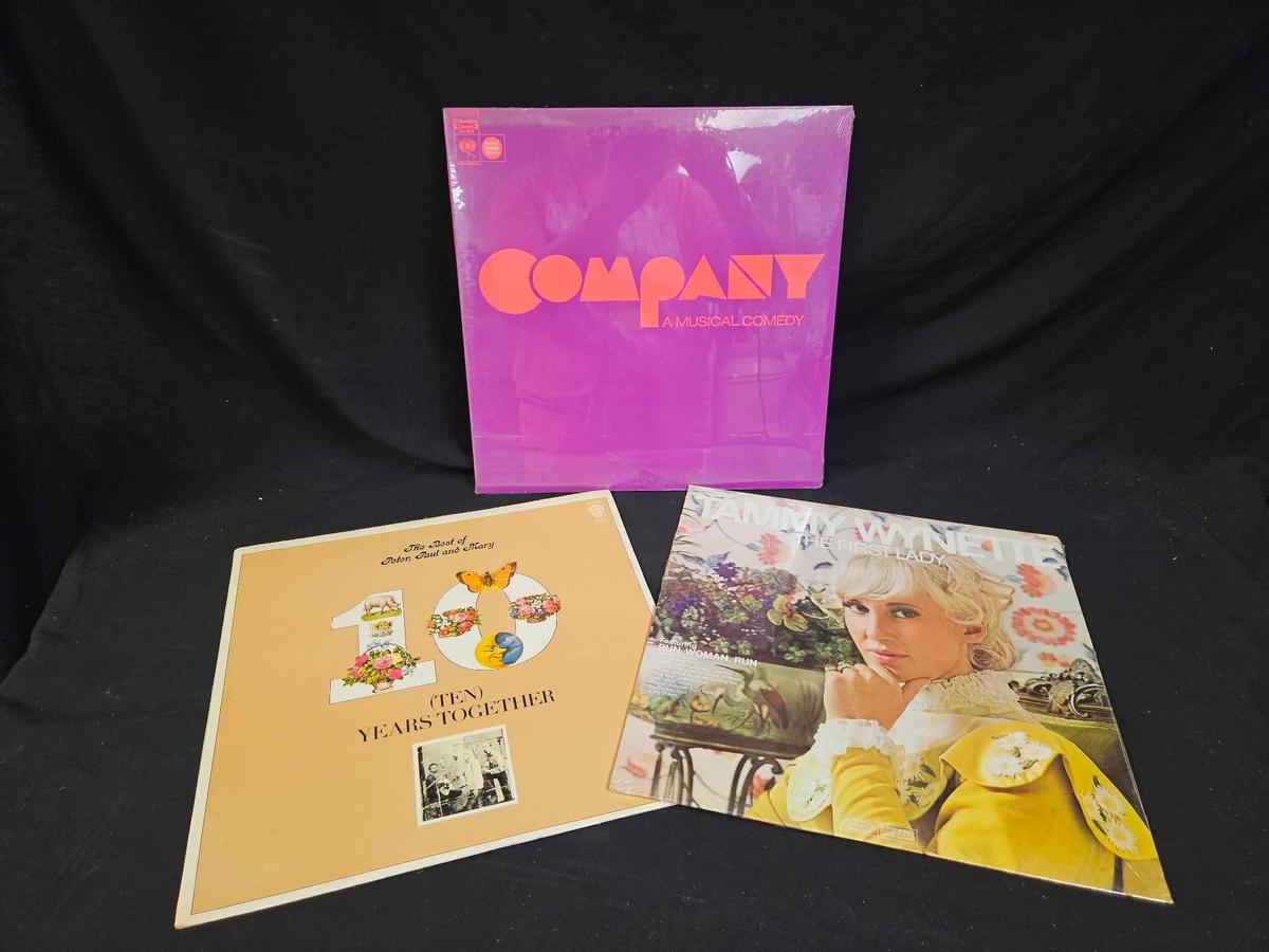 (3) SEALED Vintage LP albums