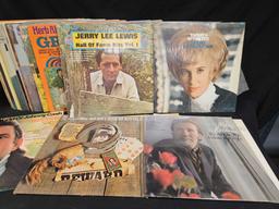 LARGE COLLECTION LP VINYL ALBUMS- COUNTRY, BRASS, MORE