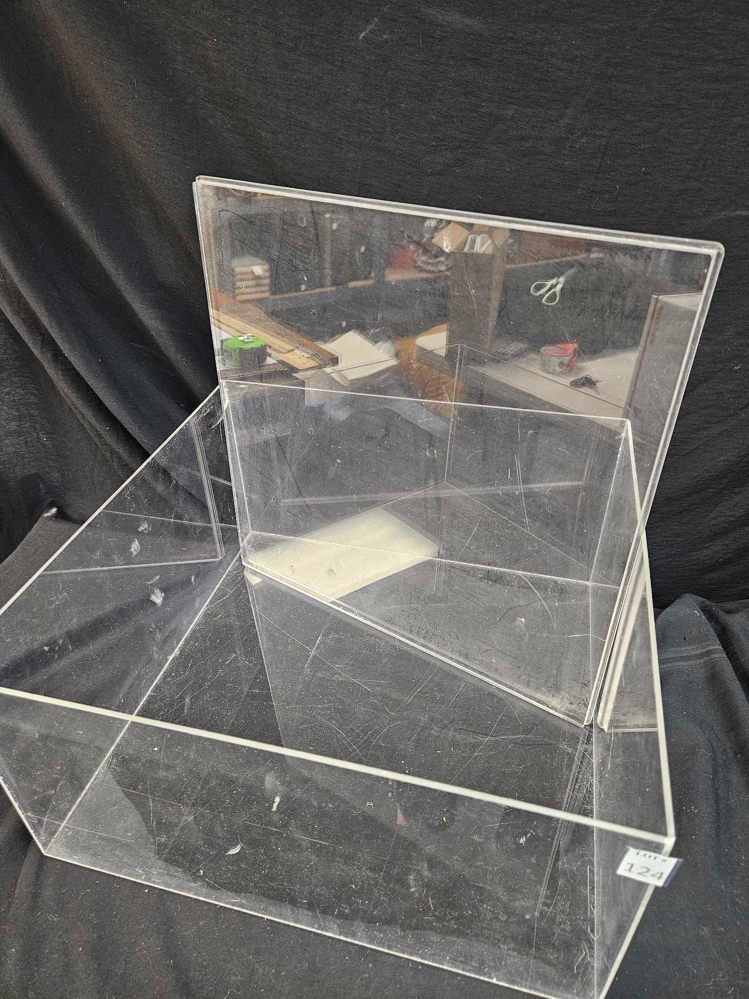 Large Square Acrylic Display Box with lid