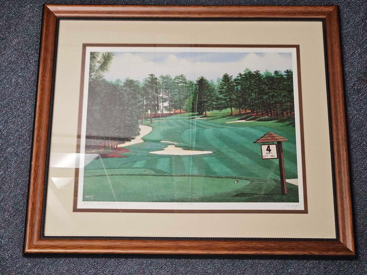 HAND SIGNED AND NUMBERED Artist- GRIFF No. 4 PINEHURST