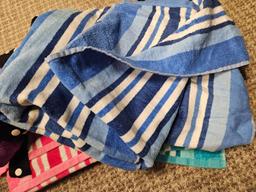 (4) ROLL UP AND TOTE BEACH BLANKETS