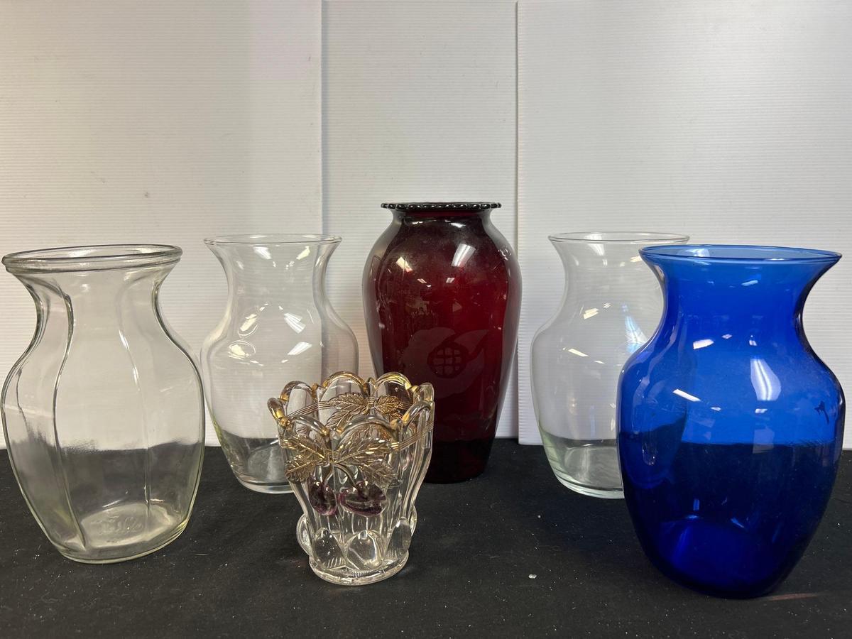 Vases Lot of 6