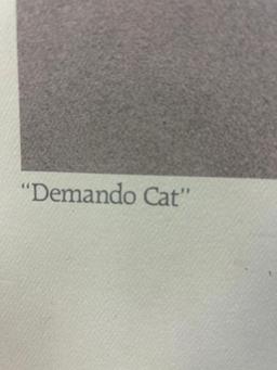 Demando Cat By Jeff Leedy, Signed