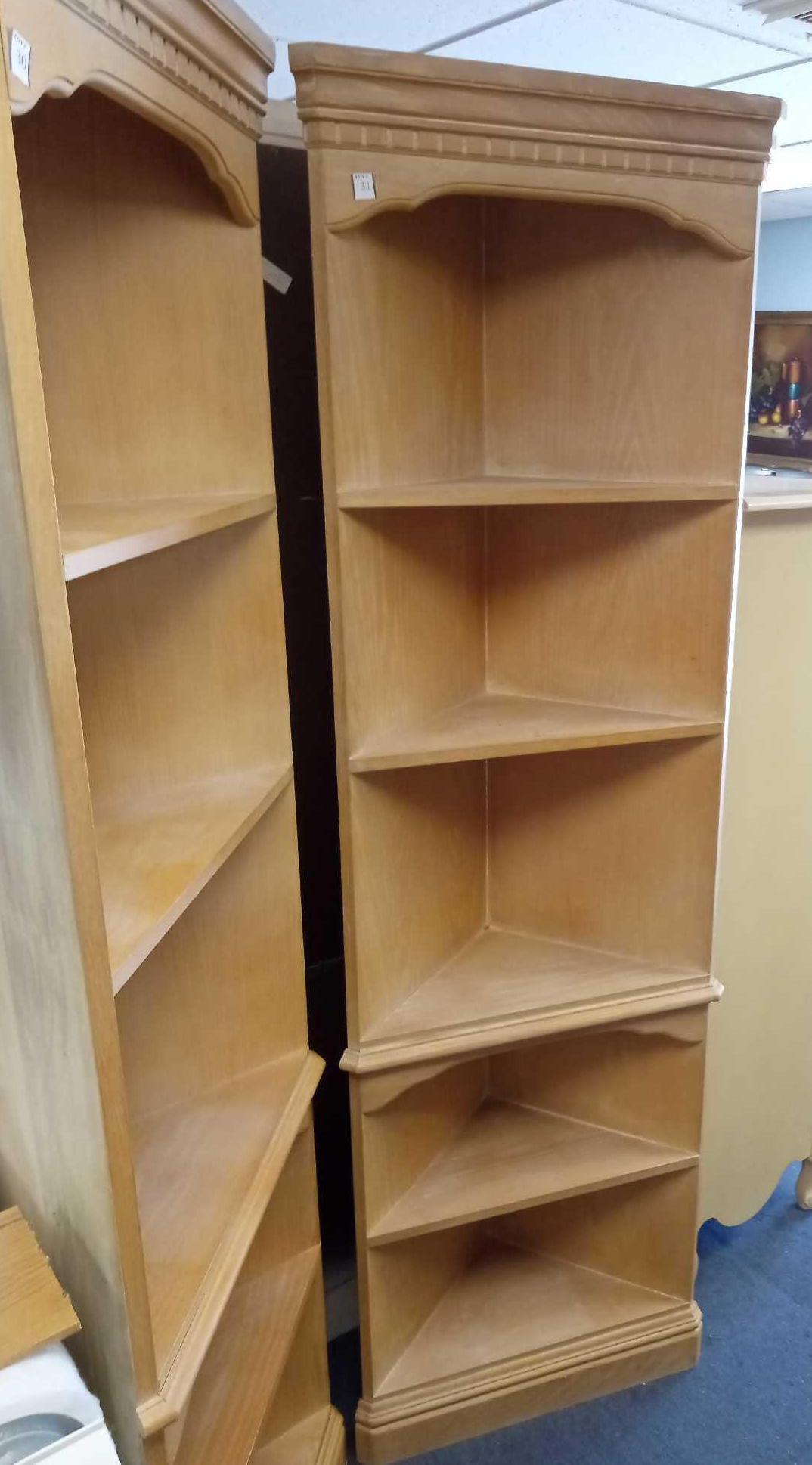 1 OF 2 HOOKER CORNER UNIT SHELVES