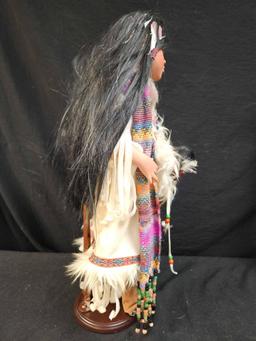 Duck House Heirloom Native American Doll, numbered