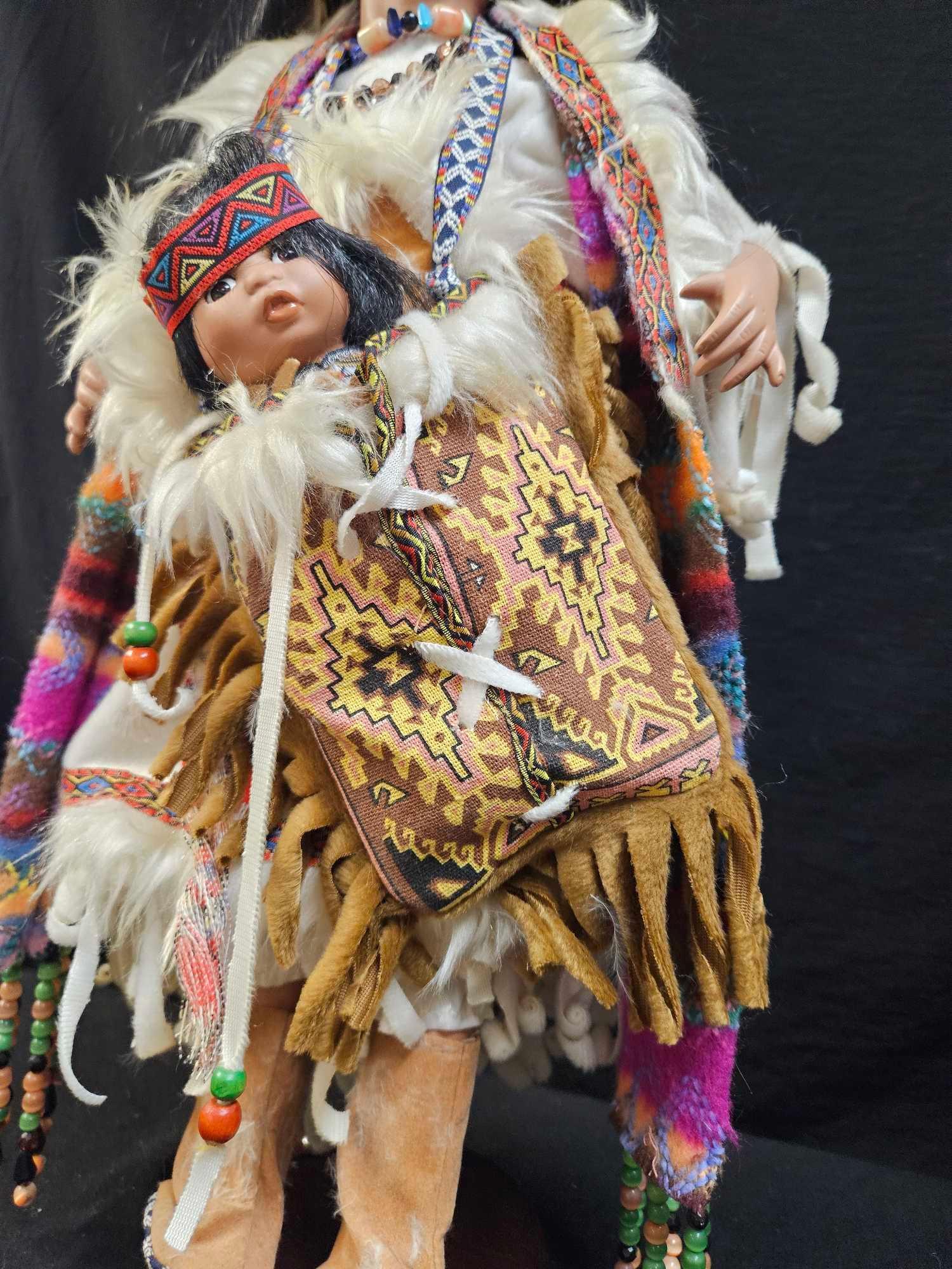 Duck House Heirloom Native American Doll, numbered