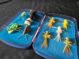 9 FLY FISHING FLIES -6 IN. CLIFFs CRAB SHACK BOX