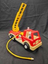 FISHER PRICE FIRE TRUCK WITH ACCESSORIES