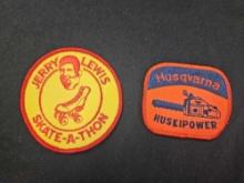 2 unused collectible vintage patches