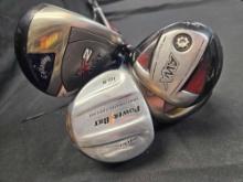 (4) GOLF DRIVERS including CALLAWAY ADAMSGOLF,