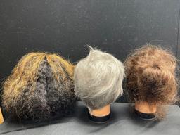 Vintage Mannequin Heads, Debra, Yolanda, Adolfo II Wool Hat