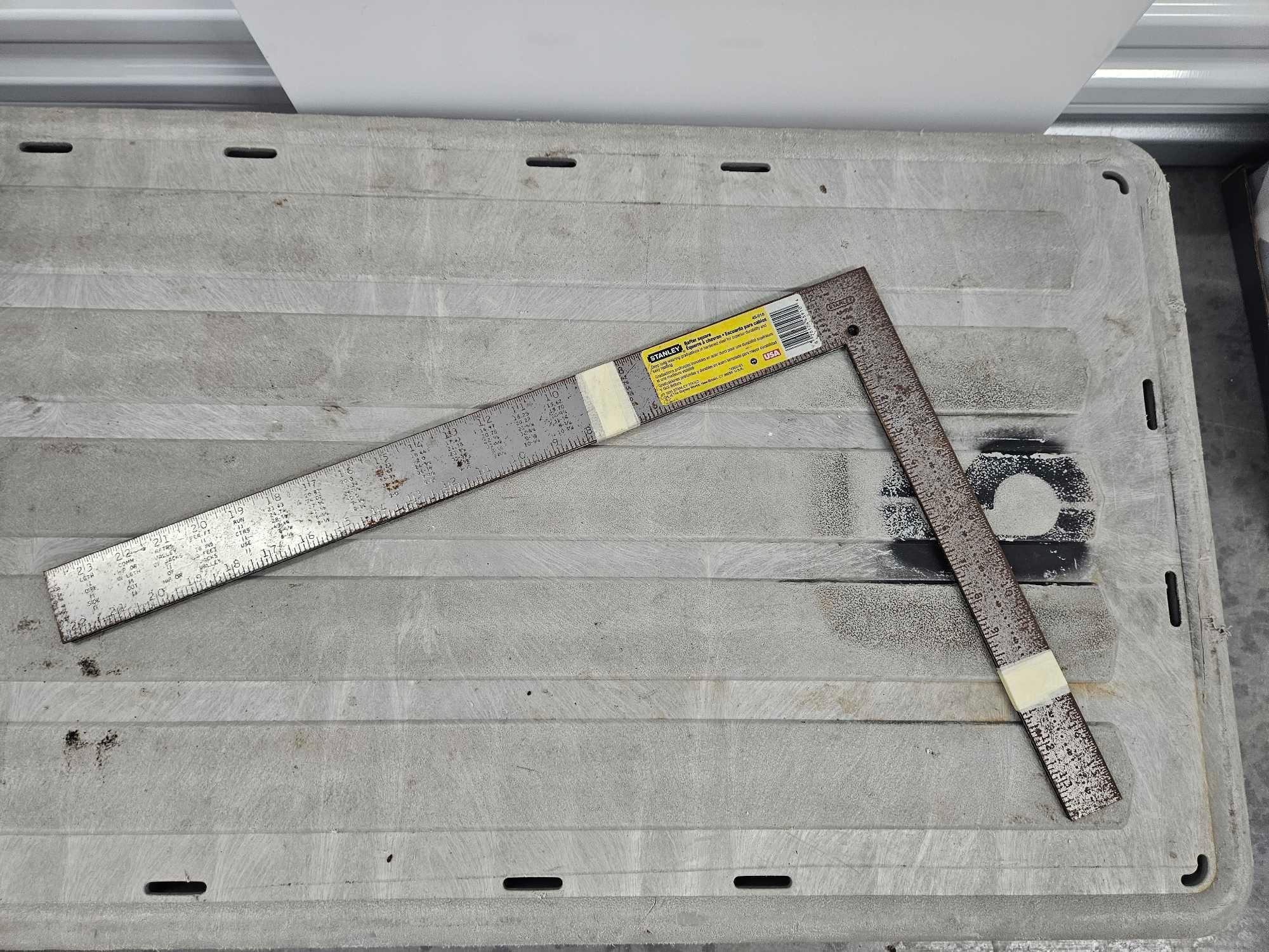 Vintage SAW and SQUARE grouping Including STANLEY, DISSTON, MILLERS FALLS,