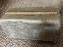 Vintage Pair of Aluminum Tackle Box, JC Higgins, Storage Case