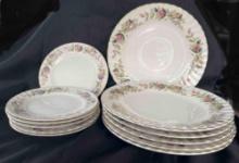 Vintage Creative Fine China 2345, Regency Rose, Bread Plates, Dinner