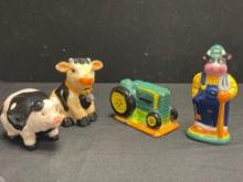 Vintage Farm Style Salt and Pepper Shakers, Omnibus, Fritz and Floydd?