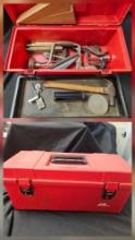 VINTAGE PLANO 601 TOOLBOX WITH CONTENTS
