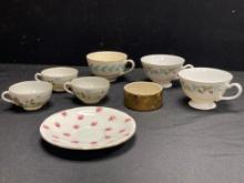 Vintage Cups, Park Avenue Gold Dish, Aynsley Saucer