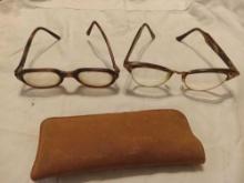 Glasses Including Vintage American Optical Cat Eyes