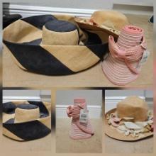 Trio of Ladies' Hats including Mimosa and Sun hat