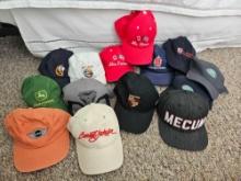 Fun collection of car related caps including MEKUM, BARRETT JACKSON, and more