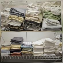 LARGE COLLECTION OF SHEET SETS - QUEEN AND KING
