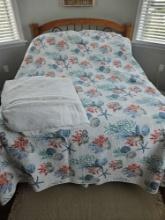 2 BED COVERS INCLUDING DUVET