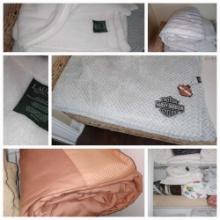 Linen Closet with Blankets including tagged Harley Davidson and Ralph Lauren