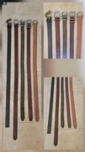 Leather belts - TRUE RELIGION, BRIGHTON, FOSSIL, LEVI'S, LACOSTE