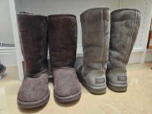2 Pair UGG Sherpa style Lined Boots