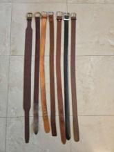 LEATHER BELTS INCLUDING COLE HAAN, POLO RALPH LAUREN, ITALIAN