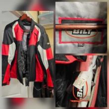 NEW TAGGED 2XL Bilt Racing Armored Motorcycle Jacket