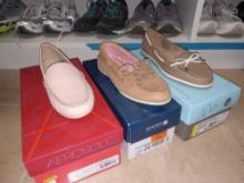 (3) Pairs of Ladies' Sz 6-6.5 Shoes, Sperry, High Tide, AEROSOLES