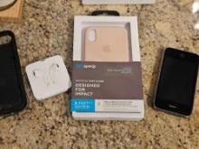 Old APPLE IPHONE, NEW BOXED CASE, EARBUDS