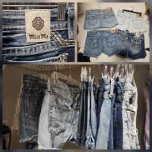 DENIM SHORTS GROUPING INCLUDING LEVI'S, , LUCKY BRAND, MISS ME, POLO