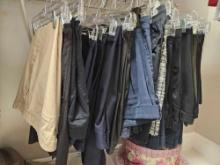 LARGE GROUPING OF WOMEN'S SHORTS, INCLUDING MOSTLY DRESSY
