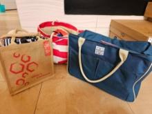 TONS OF SHOPPING TOTES and SWIMSUIT SACKS