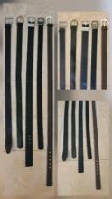 DESIGNER LEATHER BELTS including MICHAEL KORS, CALVIN KLEIN, WILLIAM RAST