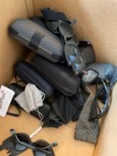 Large lot of sunglasses and cases