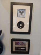 Framed Alter Bridge Blackbird CD and Framed MTV Stylus Pen