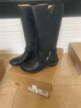 NEW! UGG Rosen Black Leather Boots - Womens Size 6