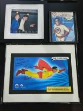 3 framed wall art pieces with Ron Hell aka Prostateman!