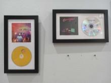 2 framed and signed Coleman Hell CDs