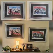 Pair of Signed & Numbered Serigraphs? 2013 "Kentucky Oaks & Kentucky Derby" by Derek Gores, Photo of