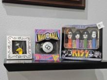 Collectibles including Limited Edition KISS Pez tin