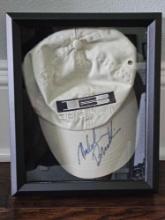 Rare Malcom Bricklin autographed Bricklin car hat