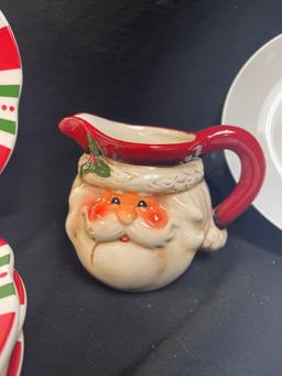 FUN CHRISTMAS PLATES, BOWLS FOR THE HOSTESS WITH THE MOSTEST
