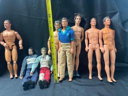 Vintage NSync Figures, Ken Dolls