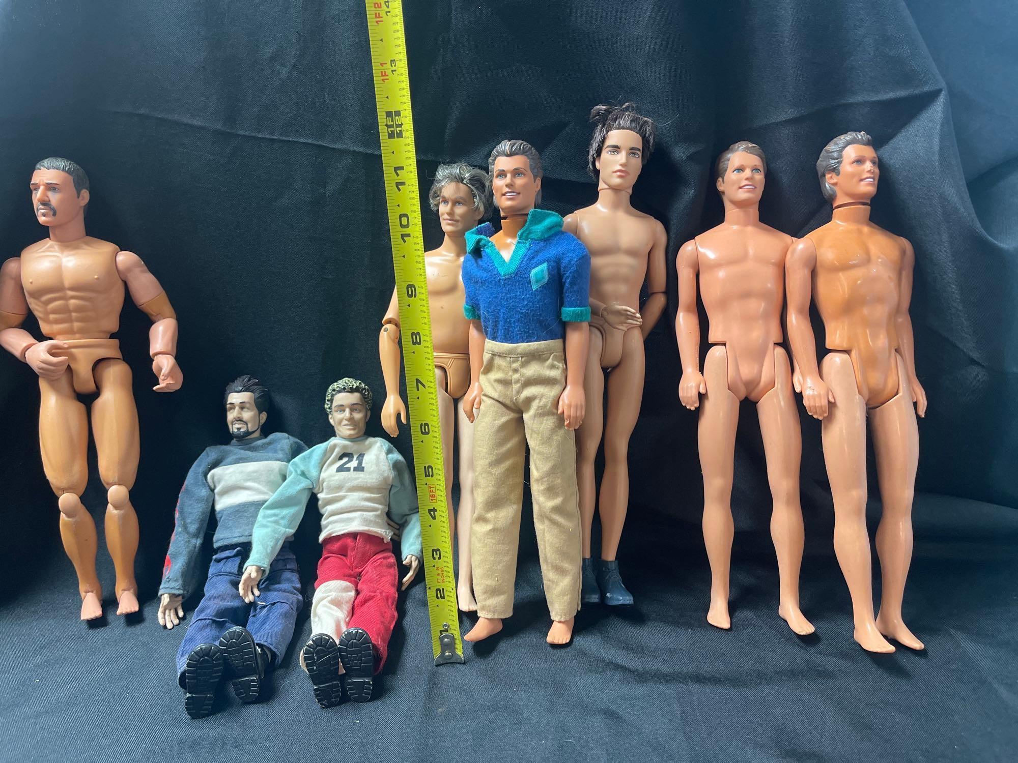 Vintage NSync Figures, Ken Dolls